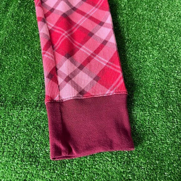 Old Navy Elastic Waist Pink Plaid Thermal Knit Pajama Pants Loungewear Size XXL - Picture 4 of 11